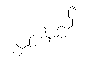 4-(1,3-dithiolan-2-yl)-N-[4-(4-pyridylmethyl)phenyl]benzamide