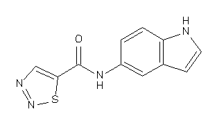 N-(1H-indol-5-yl)thiadiazole-5-carboxamide