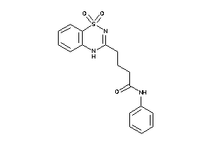 Image of 4-(1,1-diketo-4H-benzo[e][1,2,4]thiadiazin-3-yl)-N-phenyl-butyramide