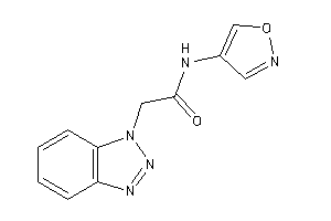 2-(benzotriazol-1-yl)-N-isoxazol-4-yl-acetamide