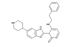 4-(phenethylamino)-3-[6-(4-piperidyl)-1H-benzimidazol-2-yl]-3H-pyridin-2-one