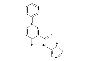 4-keto-1-phenyl-N-(1H-pyrazol-5-yl)pyridazine-3-carboxamide