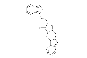 Image of 2-[2-(2H-indol-3-yl)ethyl]-3a,4,9a,10-tetrahydro-1H-imidazo[1,5-b]$b-carbolin-3-one