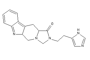 2-[2-(1H-imidazol-5-yl)ethyl]-3a,4,9a,10-tetrahydro-1H-imidazo[1,5-b]$b-carbolin-3-one
