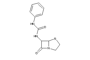 1-(7-keto-4-thia-1-azabicyclo[3.2.0]heptan-6-yl)-3-phenyl-urea