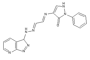 2-phenyl-4-[2-(3H-pyrazolo[3,4-b]pyridin-3-ylhydrazono)ethylideneamino]-3-pyrazolin-3-one