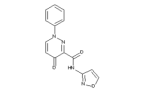 Image of N-isoxazol-3-yl-4-keto-1-phenyl-pyridazine-3-carboxamide