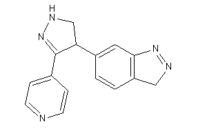 6-[3-(4-pyridyl)-2-pyrazolin-4-yl]-3H-indazole