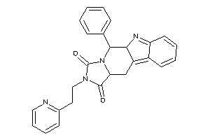 10-phenyl-2-[2-(2-pyridyl)ethyl]-3a,4,9a,10-tetrahydroimidazo[1,5-b]$b-carboline-1,3-quinone