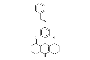 Image of 9-(4-benzoxyphenyl)-2,3,4,5,6,7,9,10-octahydroacridine-1,8-quinone
