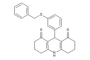 9-(3-benzoxyphenyl)-2,3,4,5,6,7,9,10-octahydroacridine-1,8-quinone