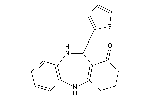 6-(2-thienyl)-5,6,8,9,10,11-hexahydrobenzo[c][1,5]benzodiazepin-7-one