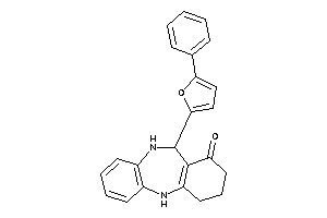 Image of 6-(5-phenyl-2-furyl)-5,6,8,9,10,11-hexahydrobenzo[c][1,5]benzodiazepin-7-one