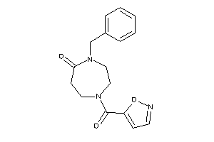 4-benzyl-1-(isoxazole-5-carbonyl)-1,4-diazepan-5-one