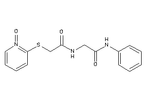 2-[[2-[(1-keto-2-pyridyl)thio]acetyl]amino]-N-phenyl-acetamide