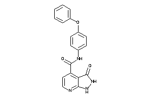 3-keto-N-(4-phenoxyphenyl)-1,2-dihydropyrazolo[3,4-b]pyridine-4-carboxamide