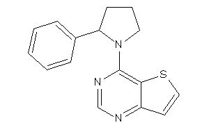 4-(2-phenylpyrrolidino)thieno[3,2-d]pyrimidine