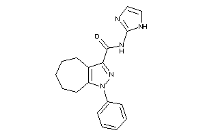 Image of N-(1H-imidazol-2-yl)-1-phenyl-5,6,7,8-tetrahydro-4H-cyclohepta[c]pyrazole-3-carboxamide