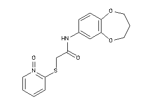 N-(3,4-dihydro-2H-1,5-benzodioxepin-7-yl)-2-[(1-keto-2-pyridyl)thio]acetamide