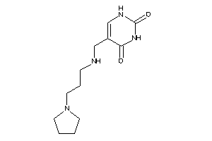 Image of 5-[(3-pyrrolidinopropylamino)methyl]uracil