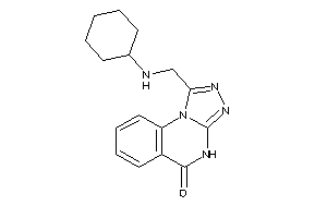 Image of 1-[(cyclohexylamino)methyl]-4H-[1,2,4]triazolo[4,3-a]quinazolin-5-one