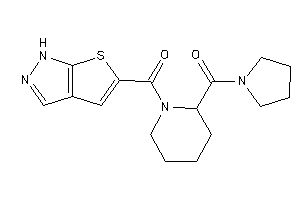 Pyrrolidino-[1-(1H-thieno[2,3-c]pyrazole-5-carbonyl)-2-piperidyl]methanone