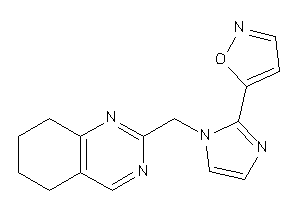 Image of 5-[1-(5,6,7,8-tetrahydroquinazolin-2-ylmethyl)imidazol-2-yl]isoxazole