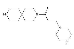 1-(3,9-diazaspiro[5.5]undecan-3-yl)-3-piperazino-propan-1-one