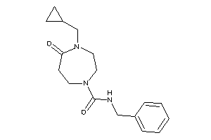 N-benzyl-4-(cyclopropylmethyl)-5-keto-1,4-diazepane-1-carboxamide
