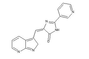 2-(3-pyridyl)-5-(2H-pyrrolo[2,3-b]pyridin-3-ylmethylene)-2-imidazolin-4-one