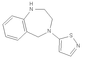 Image of 5-(1,2,3,5-tetrahydro-1,4-benzodiazepin-4-yl)isothiazole