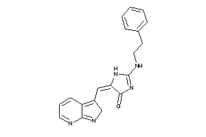 2-(phenethylamino)-5-(2H-pyrrolo[2,3-b]pyridin-3-ylmethylene)-2-imidazolin-4-one