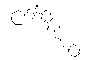 N-[3-(azepan-2-ylideneamino)sulfonylphenyl]-2-(benzylamino)acetamide