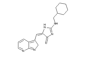 2-(cyclohexylmethylamino)-5-(2H-pyrrolo[2,3-b]pyridin-3-ylmethylene)-2-imidazolin-4-one