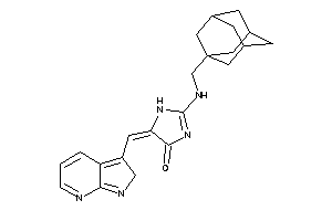 2-(1-adamantylmethylamino)-5-(2H-pyrrolo[2,3-b]pyridin-3-ylmethylene)-2-imidazolin-4-one