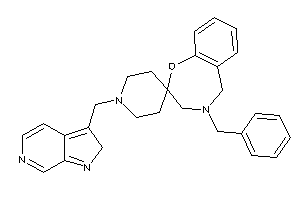 4-benzyl-1'-(2H-pyrrolo[2,3-c]pyridin-3-ylmethyl)spiro[3,5-dihydro-1,4-benzoxazepine-2,4'-piperidine]
