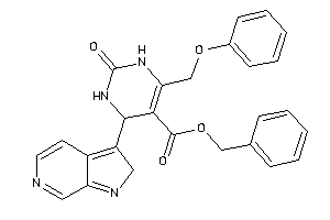 2-keto-6-(phenoxymethyl)-4-(2H-pyrrolo[2,3-c]pyridin-3-yl)-3,4-dihydro-1H-pyrimidine-5-carboxylic Acid Benzyl Ester
