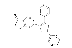 [5-[2-phenyl-4-(4-pyridyl)-3H-pyrrol-5-yl]indan-1-ylidene]amine