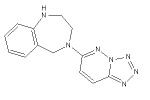 4-(tetrazolo[5,1-f]pyridazin-6-yl)-1,2,3,5-tetrahydro-1,4-benzodiazepine