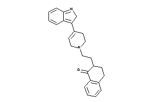 2-[2-[4-(2H-indol-3-yl)-3,6-dihydro-2H-pyridin-1-yl]ethyl]tetralin-1-one