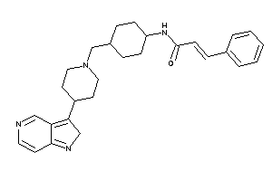 3-phenyl-N-[4-[[4-(2H-pyrrolo[3,2-c]pyridin-3-yl)piperidino]methyl]cyclohexyl]acrylamide