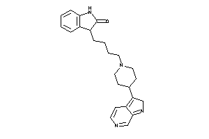 3-[4-[4-(2H-pyrrolo[2,3-c]pyridin-3-yl)piperidino]butyl]oxindole
