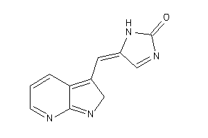 Image of 4-(2H-pyrrolo[2,3-b]pyridin-3-ylmethylene)-3-imidazolin-2-one