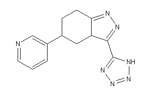 5-(3-pyridyl)-3-(1H-tetrazol-5-yl)-4,5,6,7-tetrahydro-3aH-indazole