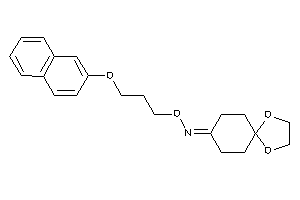 1,4-dioxaspiro[4.5]decan-8-ylidene-[3-(2-naphthoxy)propoxy]amine