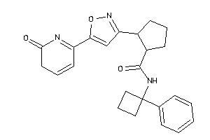 2-[5-(2-keto-3H-pyridin-6-yl)isoxazol-3-yl]-N-(1-phenylcyclobutyl)cyclopentanecarboxamide