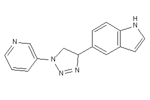Image of 5-[1-(3-pyridyl)-4,5-dihydrotriazol-4-yl]-1H-indole