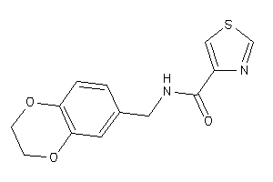 N-(2,3-dihydro-1,4-benzodioxin-6-ylmethyl)thiazole-4-carboxamide