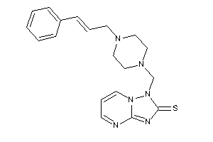 Image of 1-[(4-cinnamylpiperazino)methyl]-[1,2,4]triazolo[1,5-a]pyrimidine-2-thione