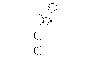 1-phenyl-4-[[4-(4-pyridyl)piperazino]methyl]tetrazole-5-thione